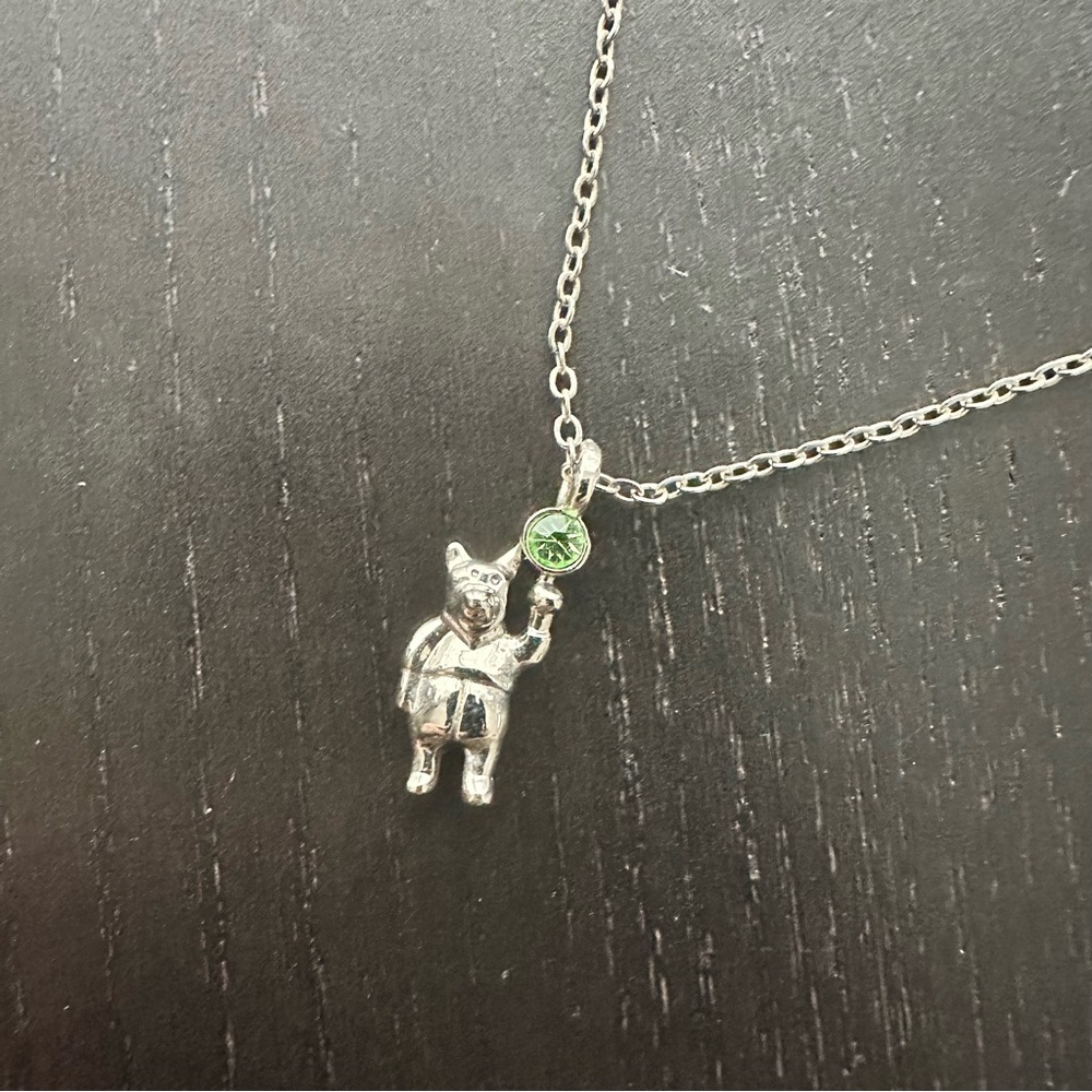 Vintage Disney Winnie the Pooh Silver Necklace